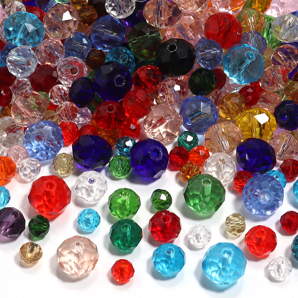 50-200pcs Faceted Crystal Bead - Crystal Bead Mix avis et prix