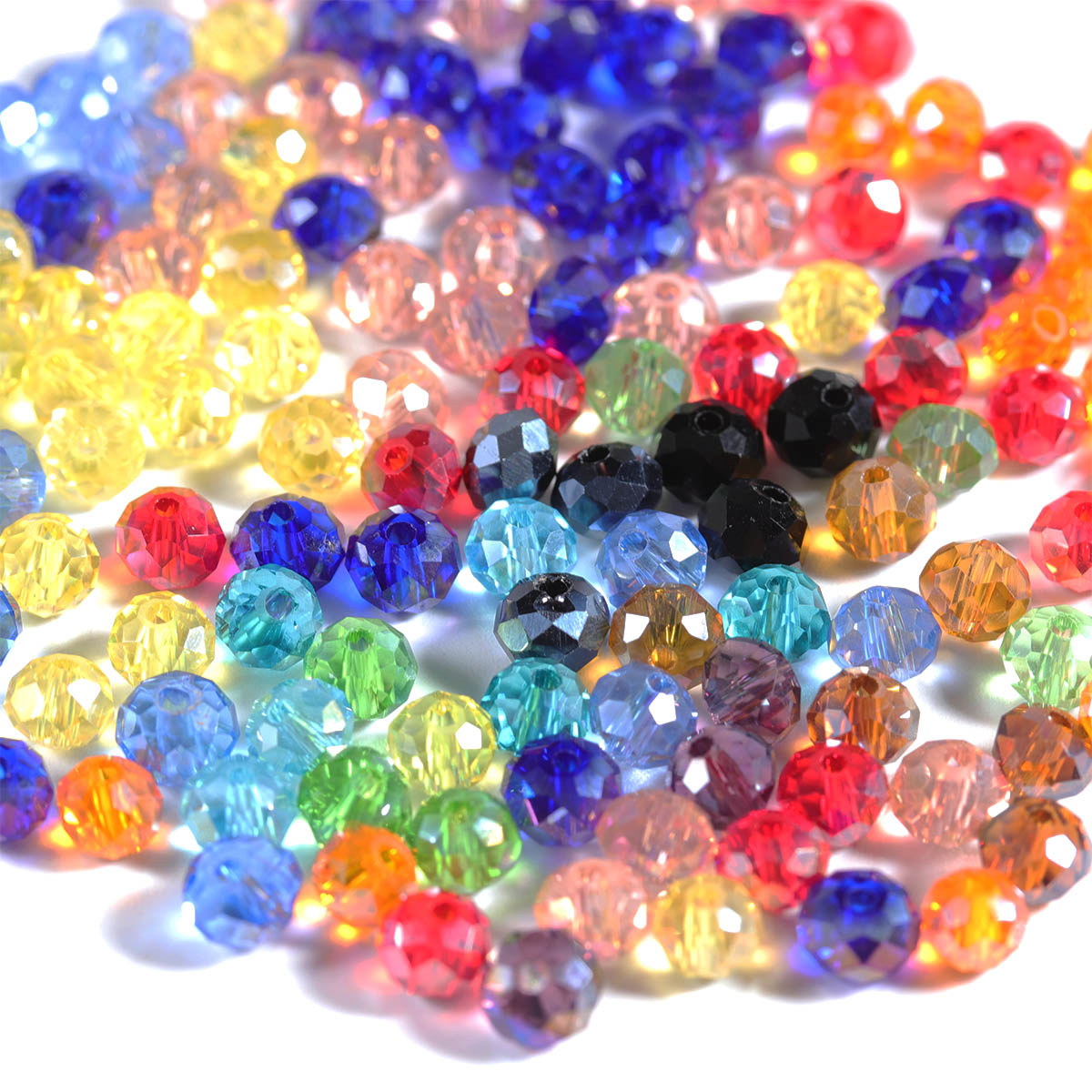 50-200pcs Faceted Crystal Bead - Crystal Bead Mix avis et prix