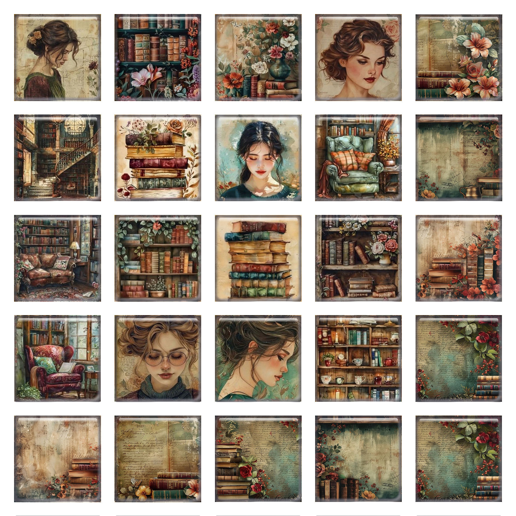 10pcs/lots Retro Love to Read  - Jewelry Making Books avis et prix