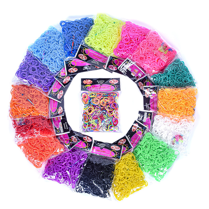 600 pieces Colorful Rubber Ban - Jewelry Making Techniques avis et prix