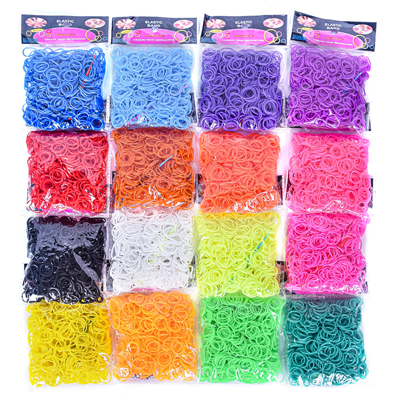 600 pieces Colorful Rubber Ban - Jewelry Making Techniques avis et prix