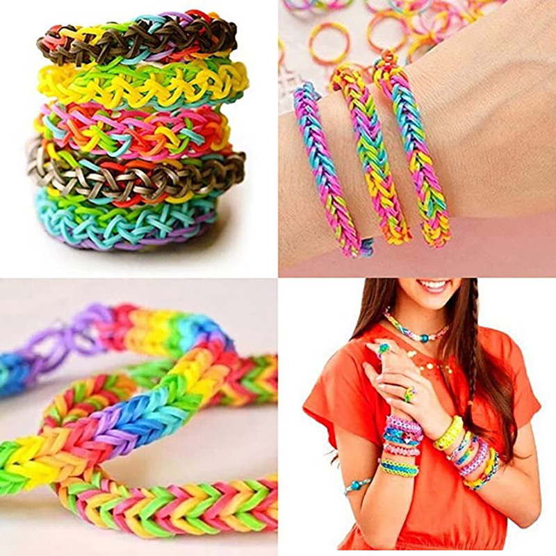 600 pieces Colorful Rubber Ban - Jewelry Making Techniques avis et prix