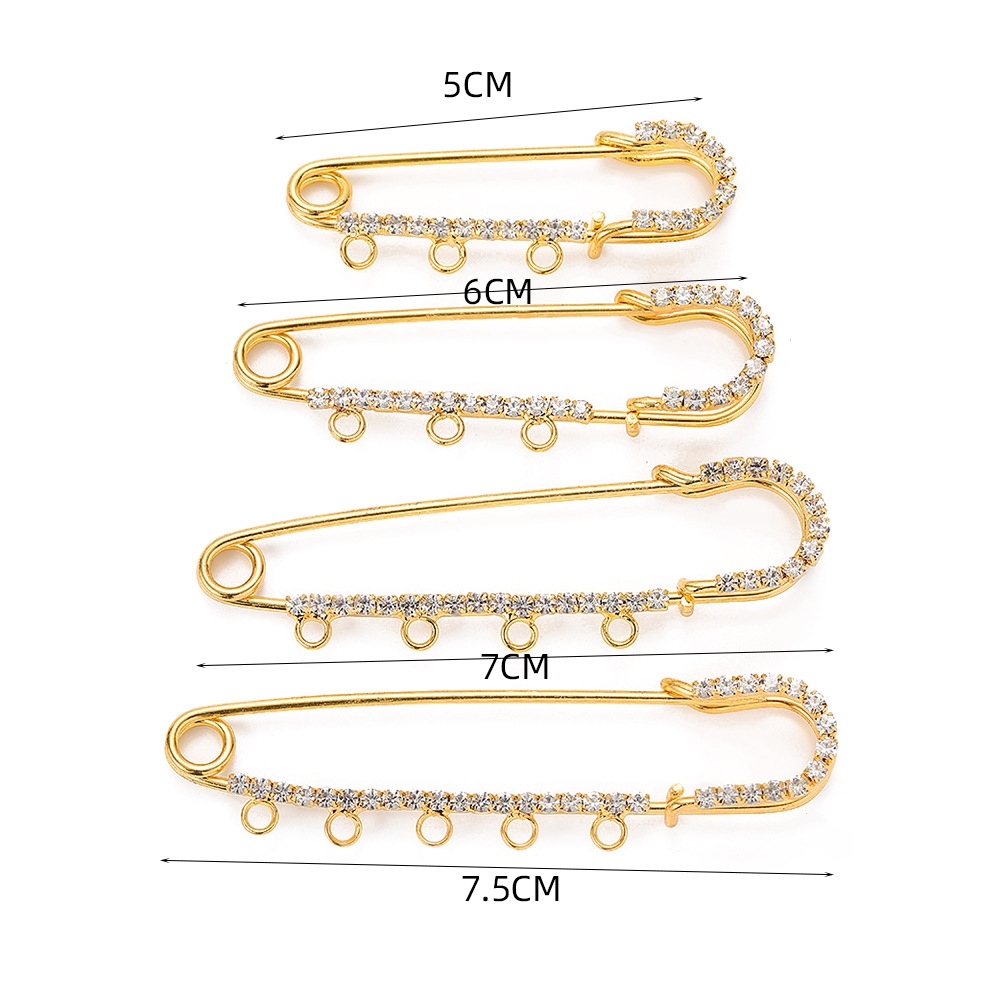 5pcs Rhinestone Charms Safety  - Jewelry Making Ring Tool avis et prix