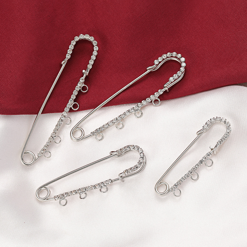 5pcs Rhinestone Charms Safety  - Jewelry Making Ring Tool avis et prix