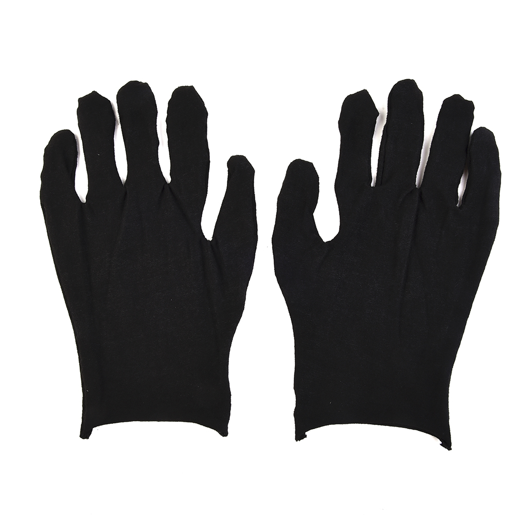 12 Pairs Black Cotton Gloves S - Jewelry Making Gloves avis et prix