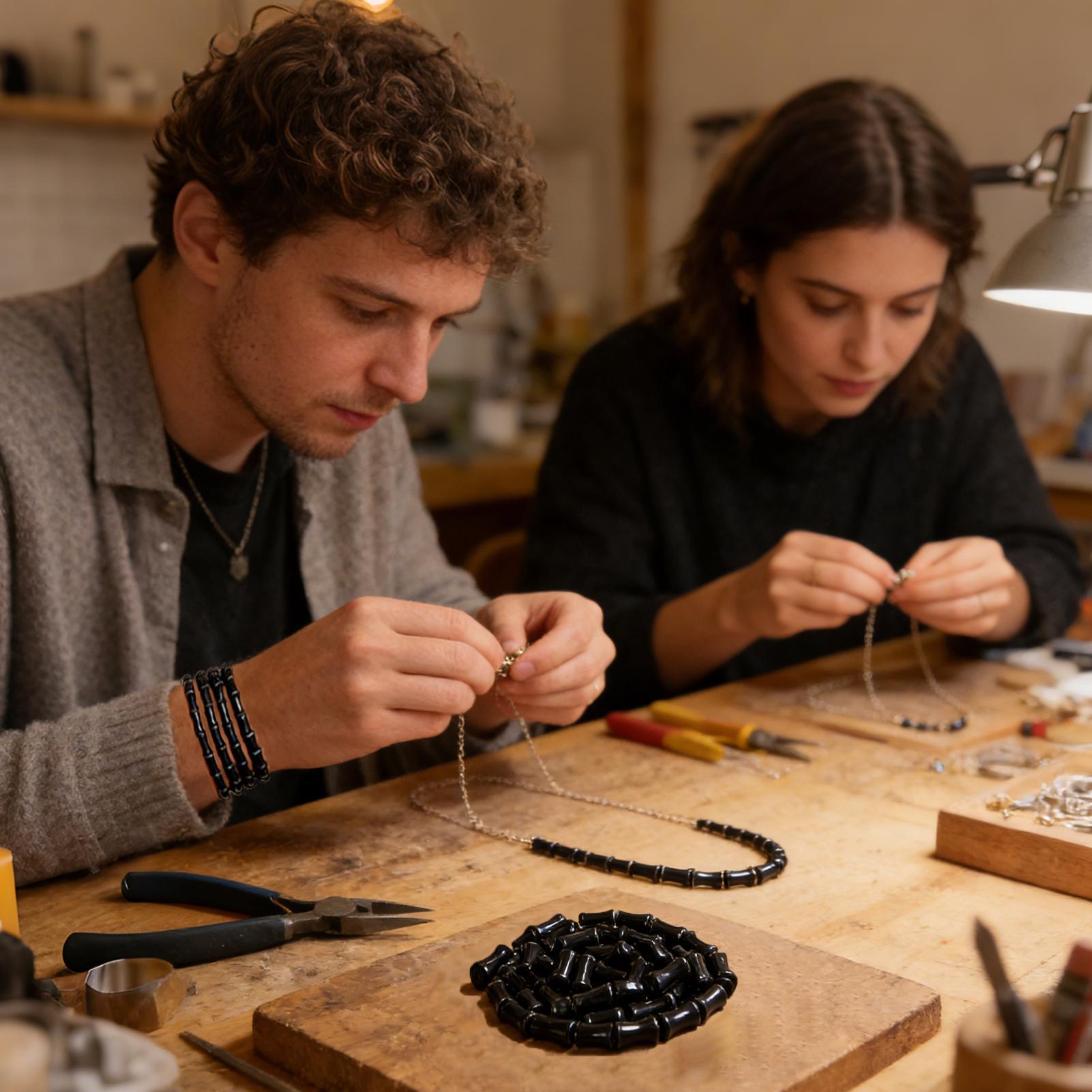 Phone Chain Making Beads 50pcs - Jewelry Making Workshop For Kids avis et prix