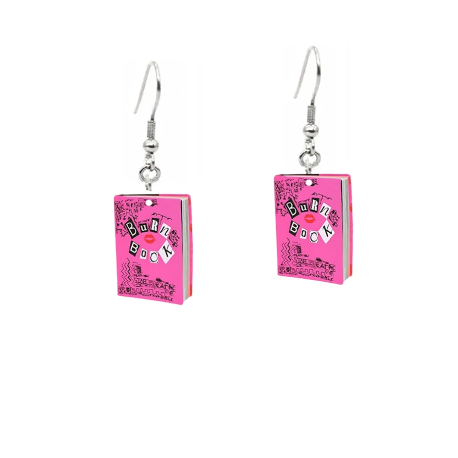 Pink Burn Book Acrylic Pendant - Jewelry Making Books avis et prix