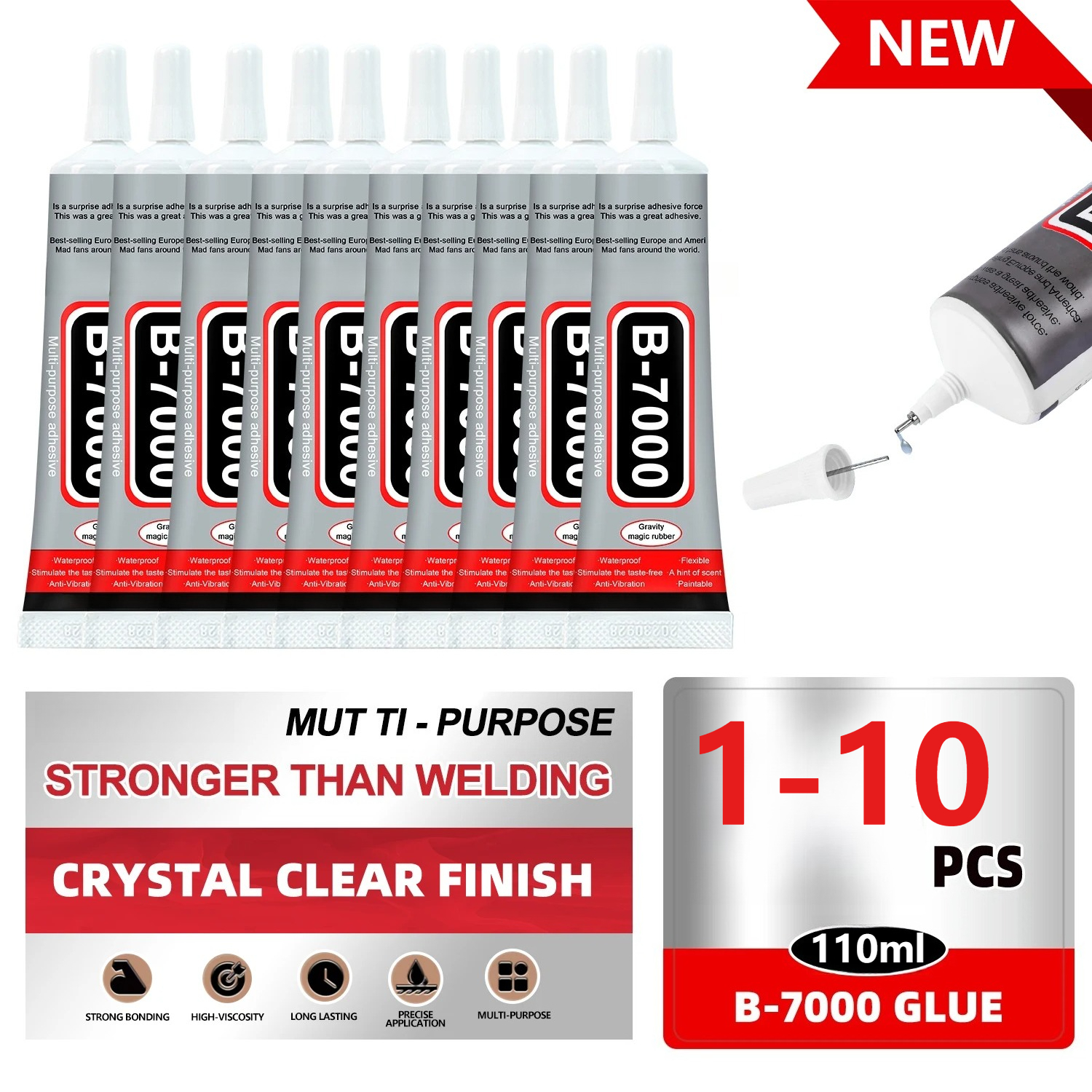Super Glue B-7000 Loolifl 1-10 - Jewelry Making Supplies avis et prix