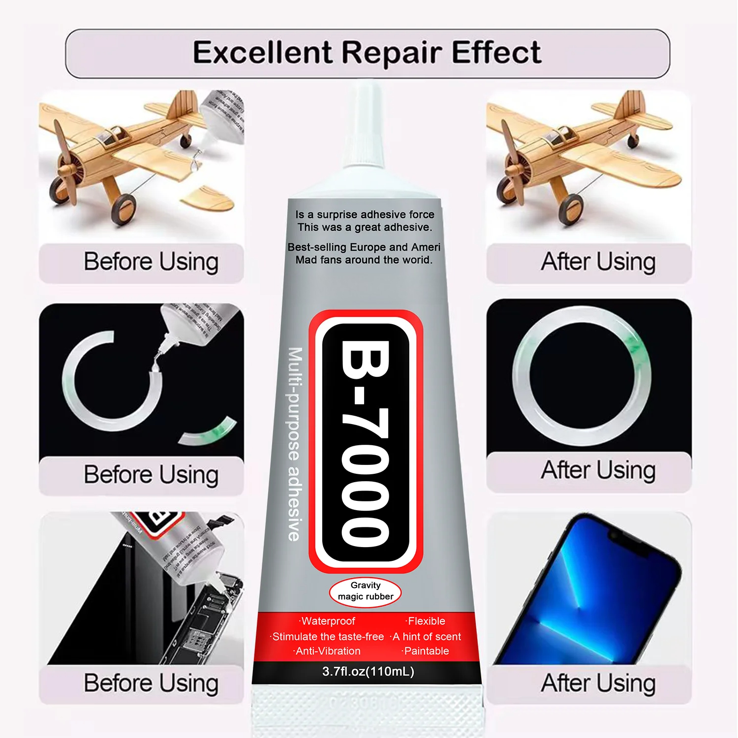 Super Glue B-7000 Loolifl 1-10 - Jewelry Making Supplies avis et prix