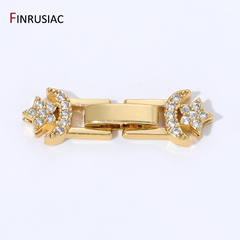 18K Gold Plated Brass Pearl Cl - Jewelry Making Articles avis et prix