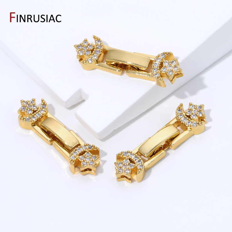 18K Gold Plated Brass Pearl Cl - Jewelry Making Articles avis et prix
