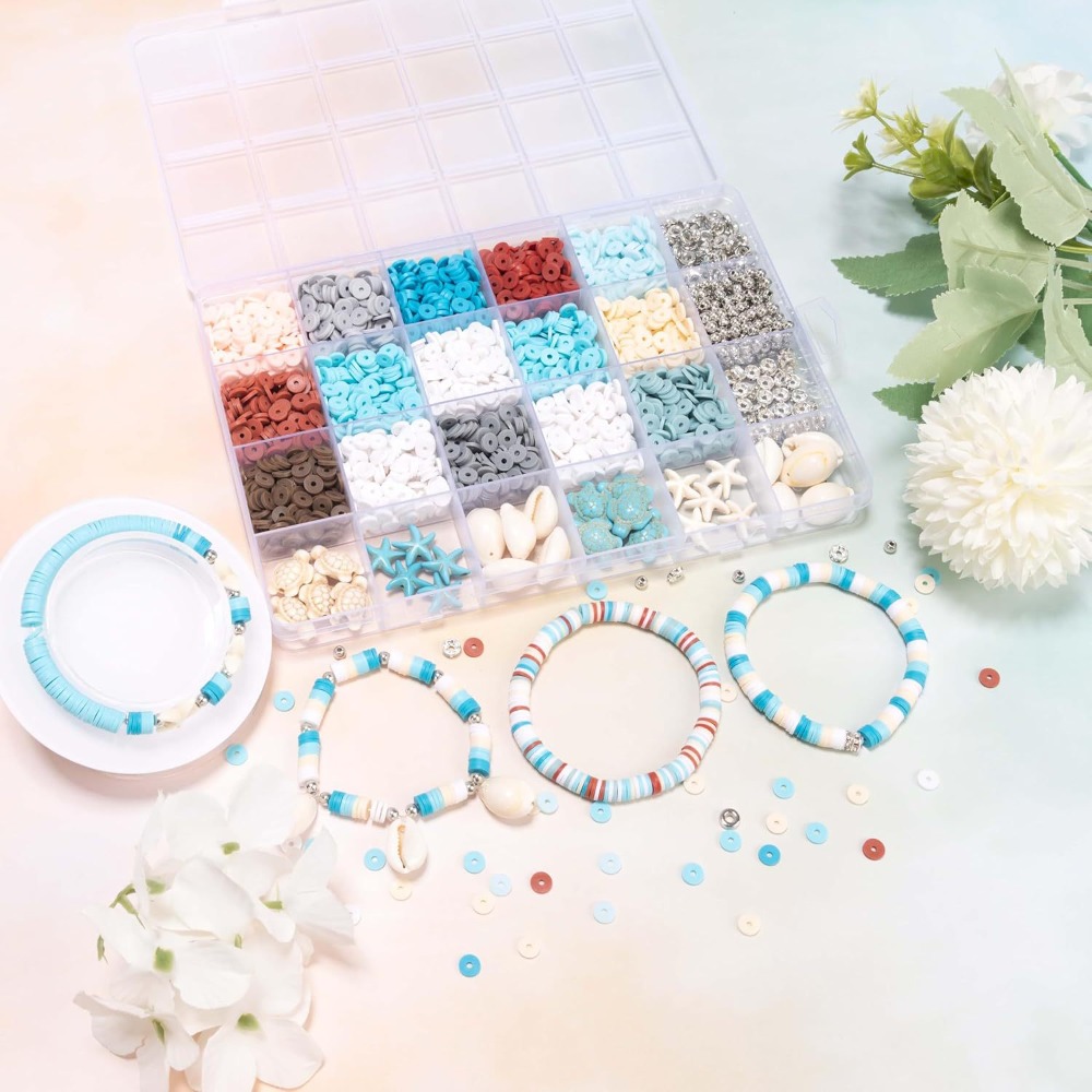 2600pcs/box 24-Grid Ocean Beac - Jewelry Making Party For Adults avis et prix