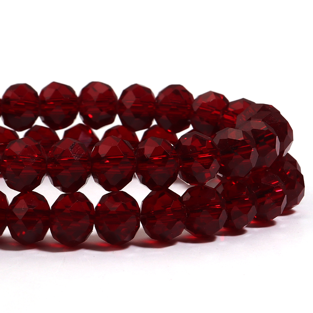 1strand/lot Pomegranate Red Fa - Crystal Bead Mix avis et prix