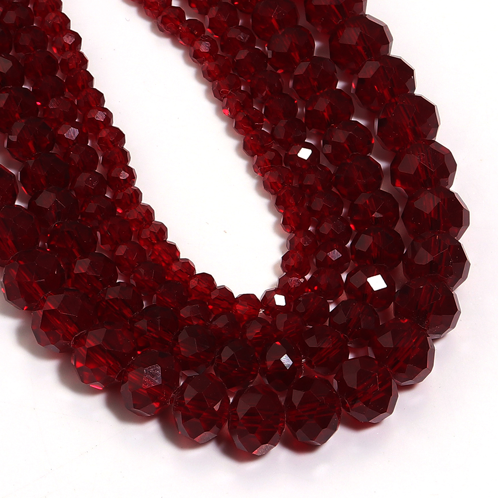 1strand/lot Pomegranate Red Fa - Crystal Bead Mix avis et prix