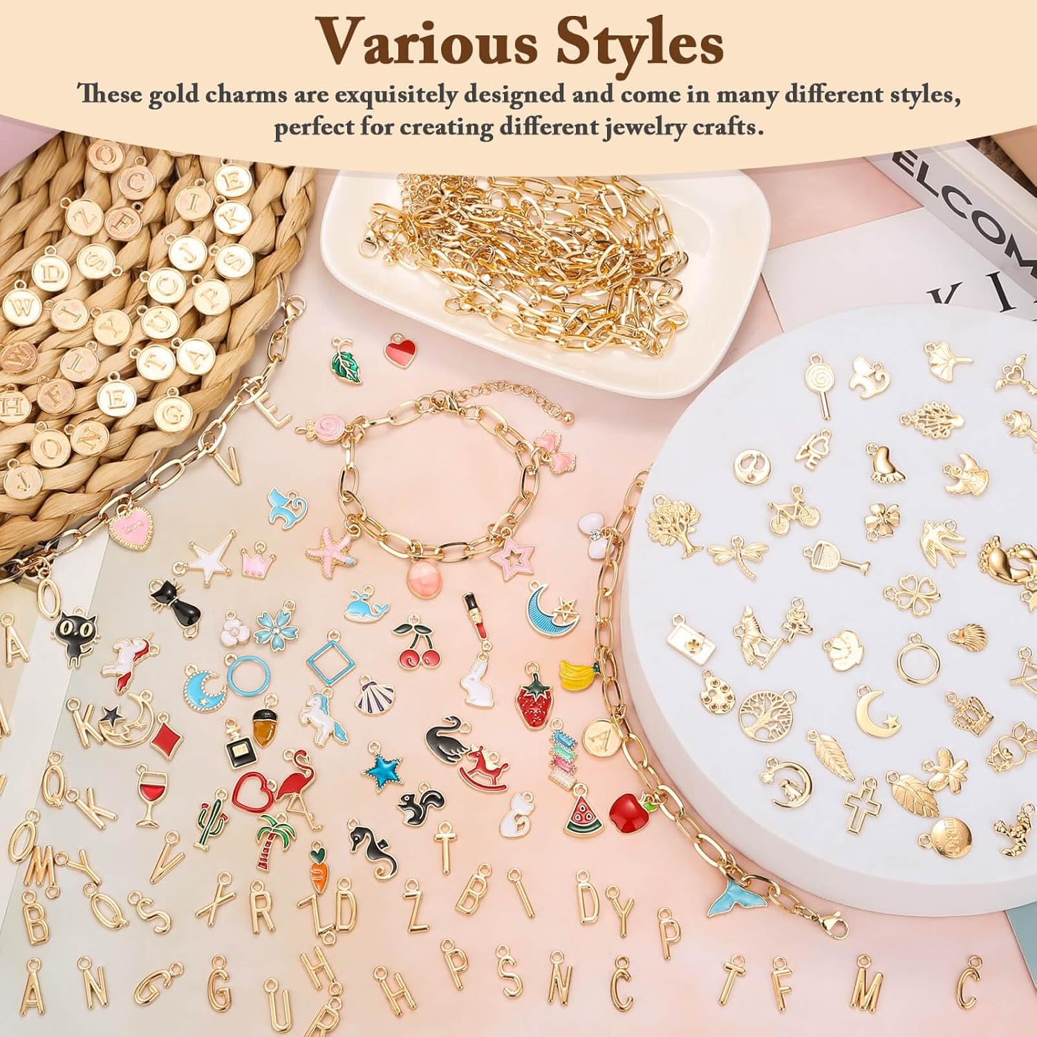 417Pcs Charm Bracelet Making K - Jewelry Making Party For Adults avis et prix