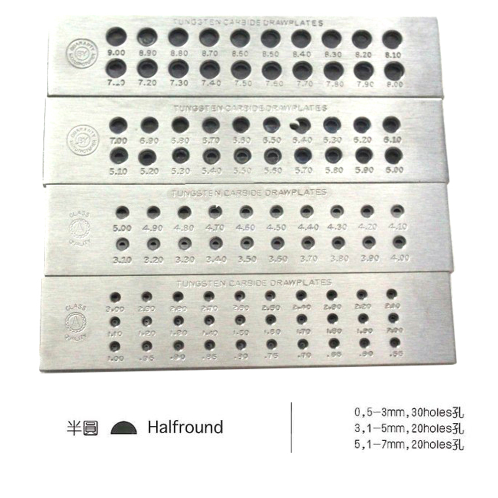 Half Round Tungsten Carbide Dr - Jewelry Making Drawing avis et prix
