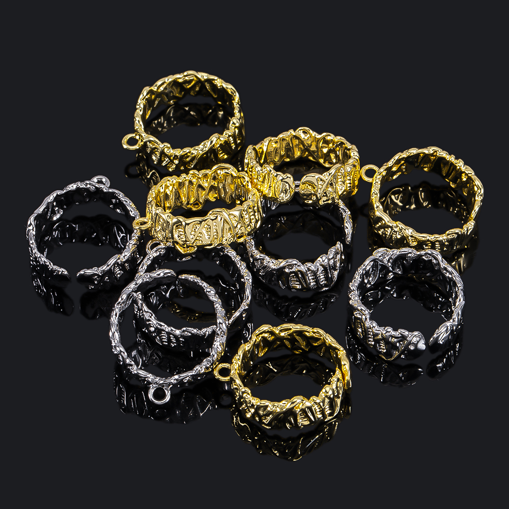2Pcs Gold Plated Irregular Ope - Jewelry Making Ring Tool avis et prix