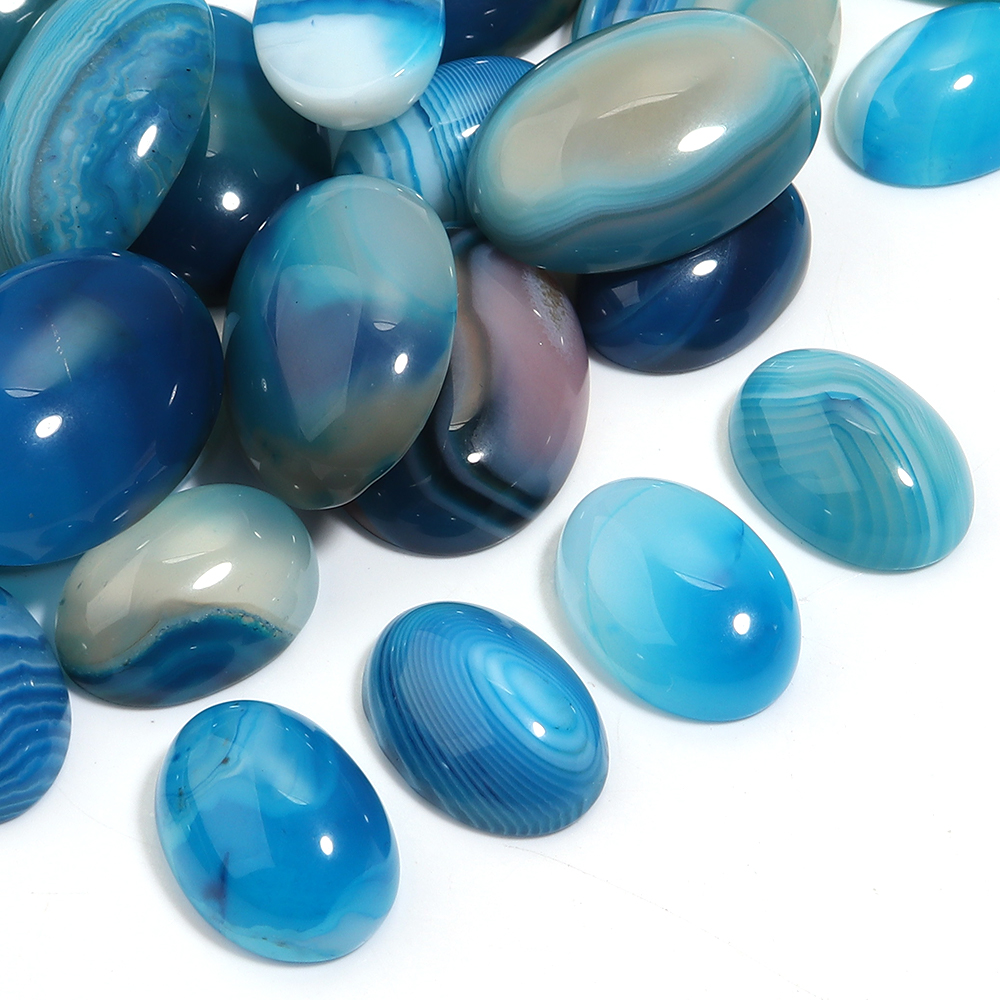 5pcs Natural Stone Cabochon Bl - Jewelry Making Ring Tool avis et prix