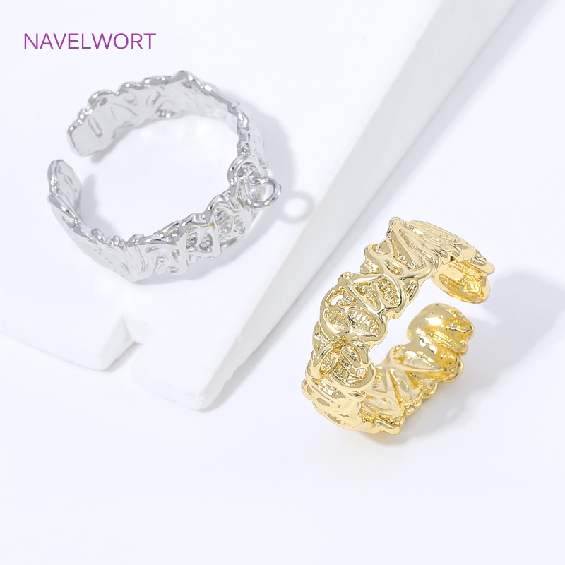 18K Gold Plated Brass Stripe O - Jewelry Making Ring Tool avis et prix