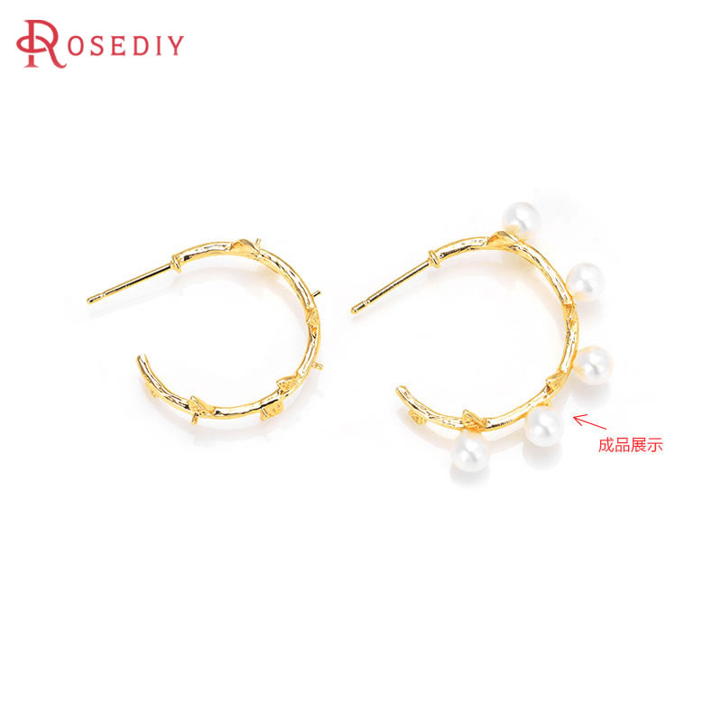 6PCS 18K Gold Color Brass with - Jewelry Making Articles avis et prix