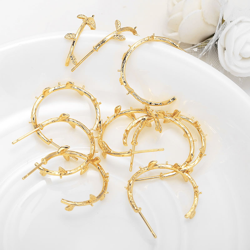 6PCS 18K Gold Color Brass with - Jewelry Making Articles avis et prix