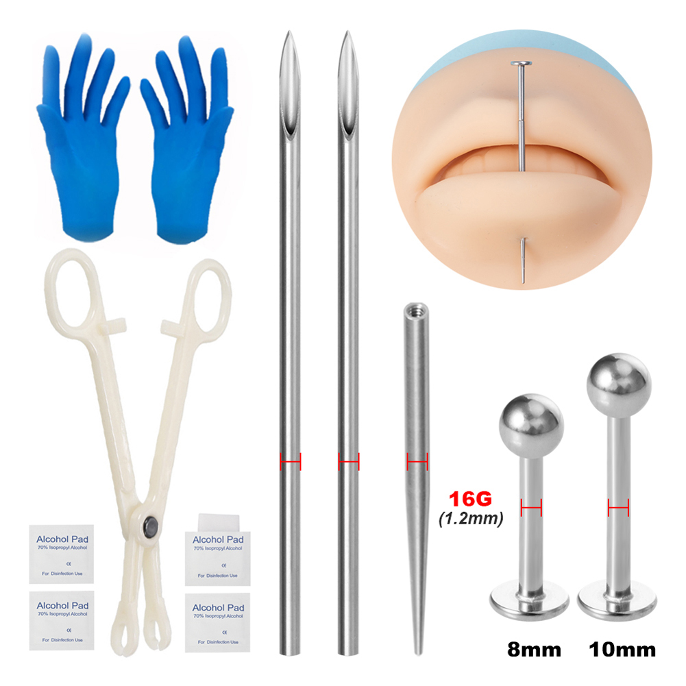Body Piercing Kit Surgical Ste - Jewelry Making Needle Nose Pliers avis et prix