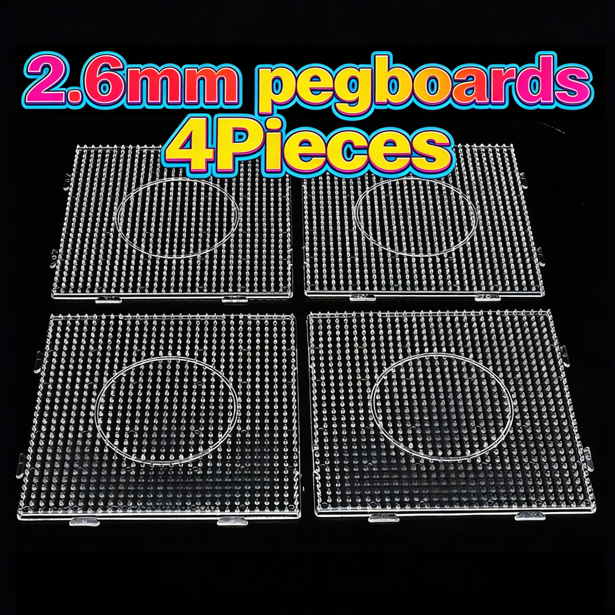 4Pcs 2.6mm Hama Beads Square L - Jewelry Making Board avis et prix