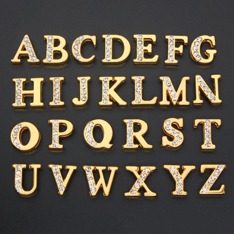 50PC/lot Hole 8MM Slide Letter - Crystal Bead Mix avis et prix
