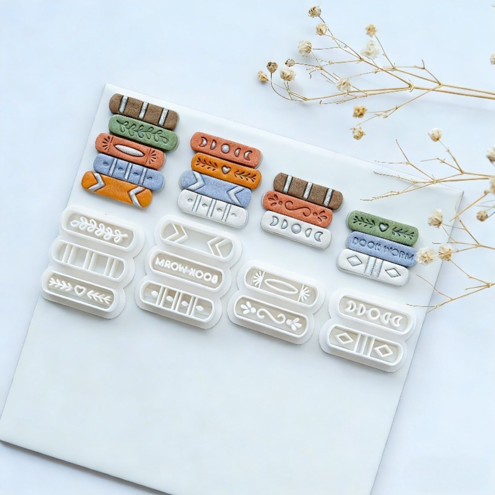 7pcs/set Book Stack Themed Pol - Jewelry Making Books avis et prix
