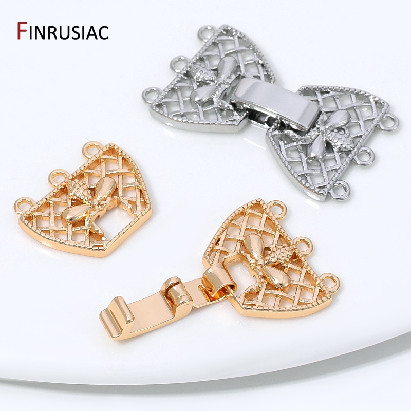 14K Gold Plated Brass 3-Row Pe - Jewelry Making Articles avis et prix
