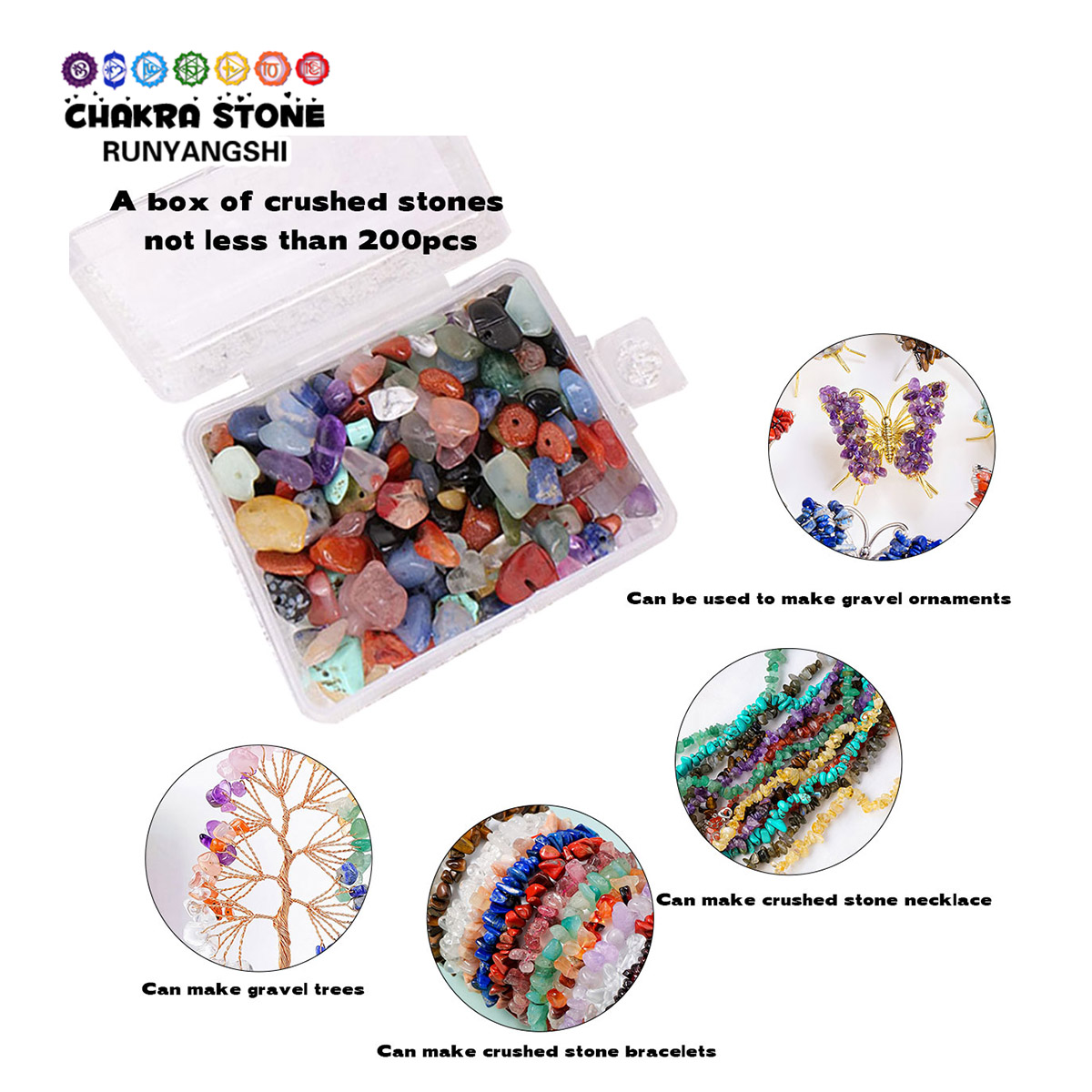 Natural Crystal Mixed Material - Crystal Bead Mix avis et prix