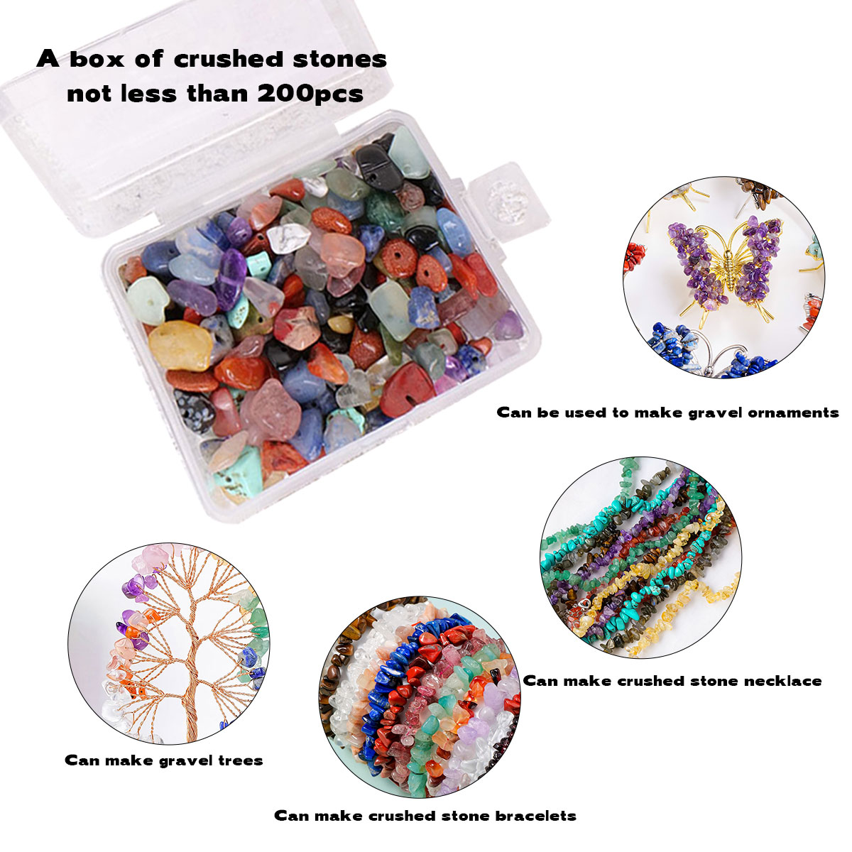 Natural Crystal Mixed Material - Crystal Bead Mix avis et prix