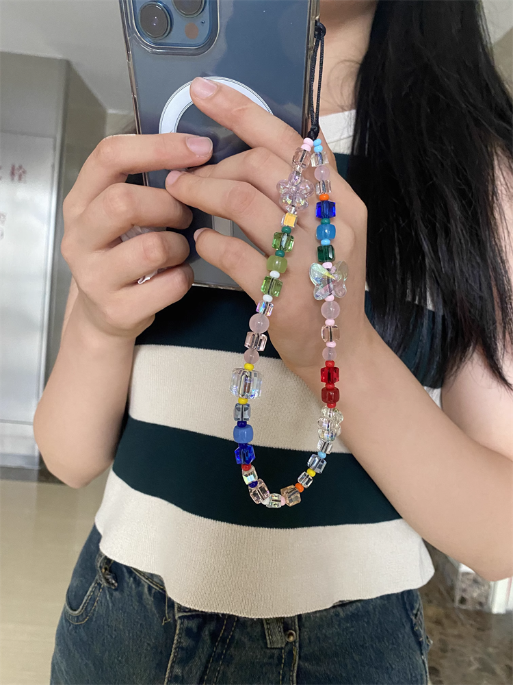 HERLOOK Butterfly Phone Charm  - Crystal Bead Mix avis et prix