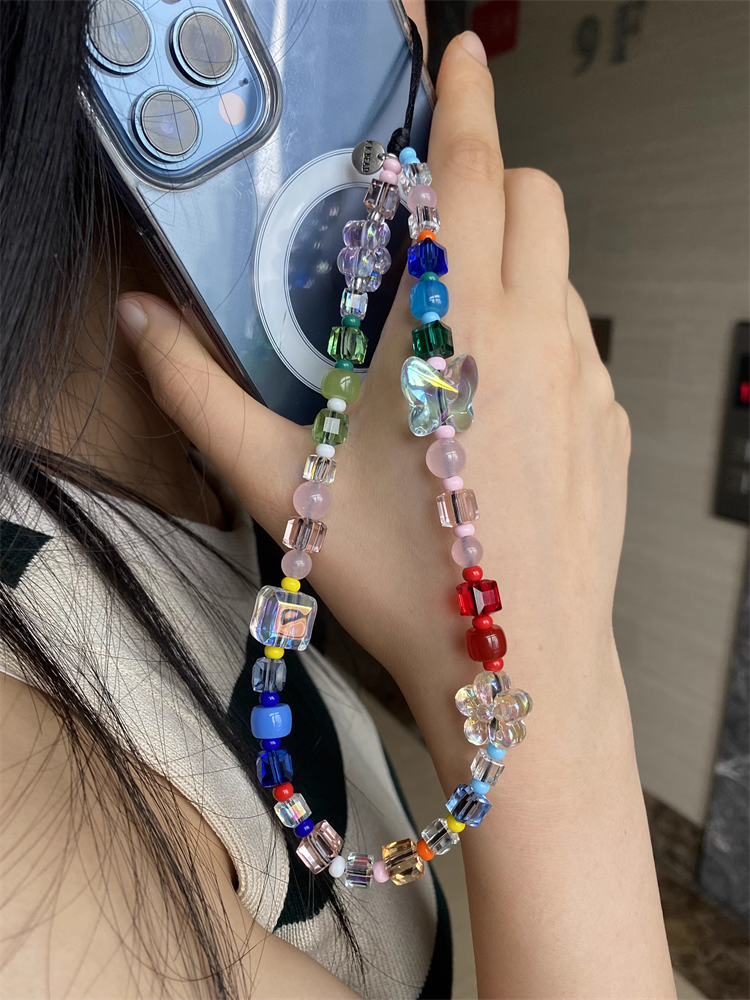 HERLOOK Butterfly Phone Charm  - Crystal Bead Mix avis et prix