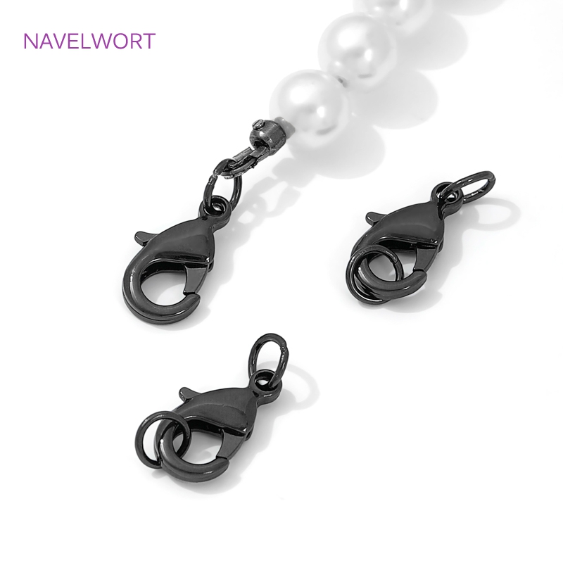 Black Color Brass Lobster Clas - Jewelry Making Articles avis et prix