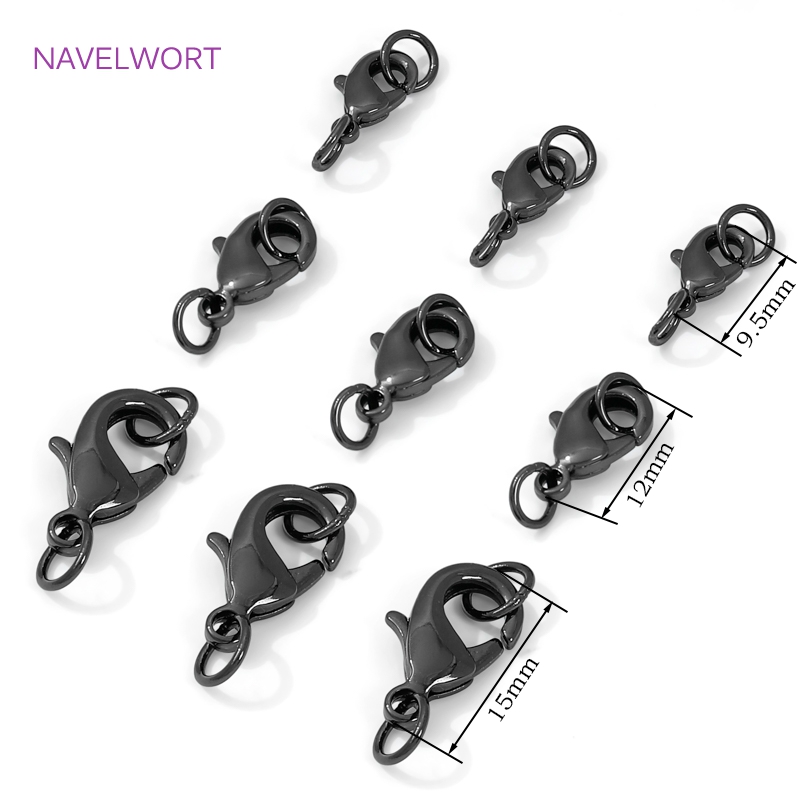 Black Color Brass Lobster Clas - Jewelry Making Articles avis et prix