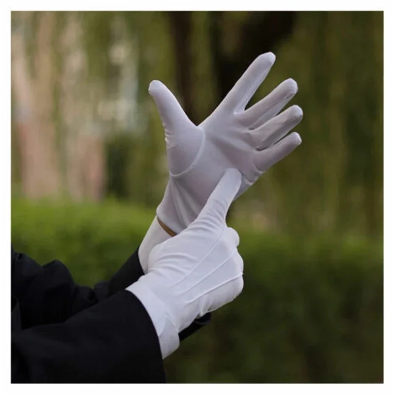 1 Pair White Cotton Inspection - Jewelry Making Gloves avis et prix