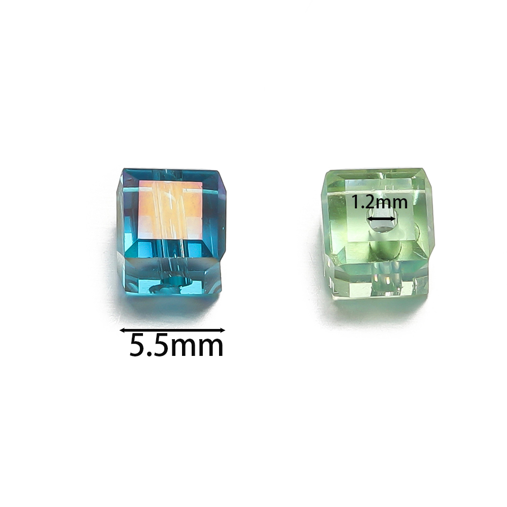 10pcs/lot Exquisite Square Col - Crystal Bead Mix avis et prix