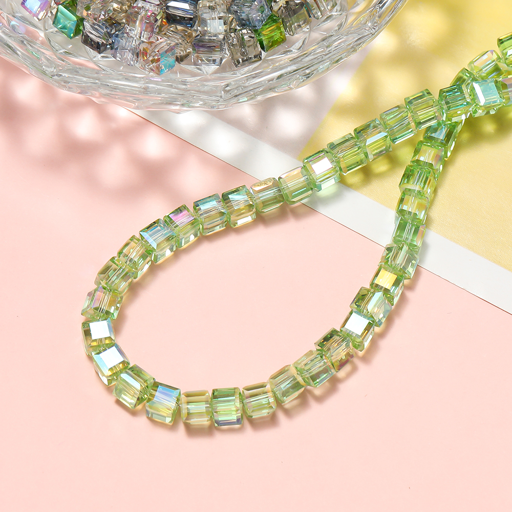 10pcs/lot Exquisite Square Col - Crystal Bead Mix avis et prix