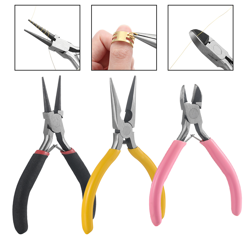 3pcs/Set 3 Styles Jewelry Plie - Jewelry Making Needle Nose Pliers avis et prix