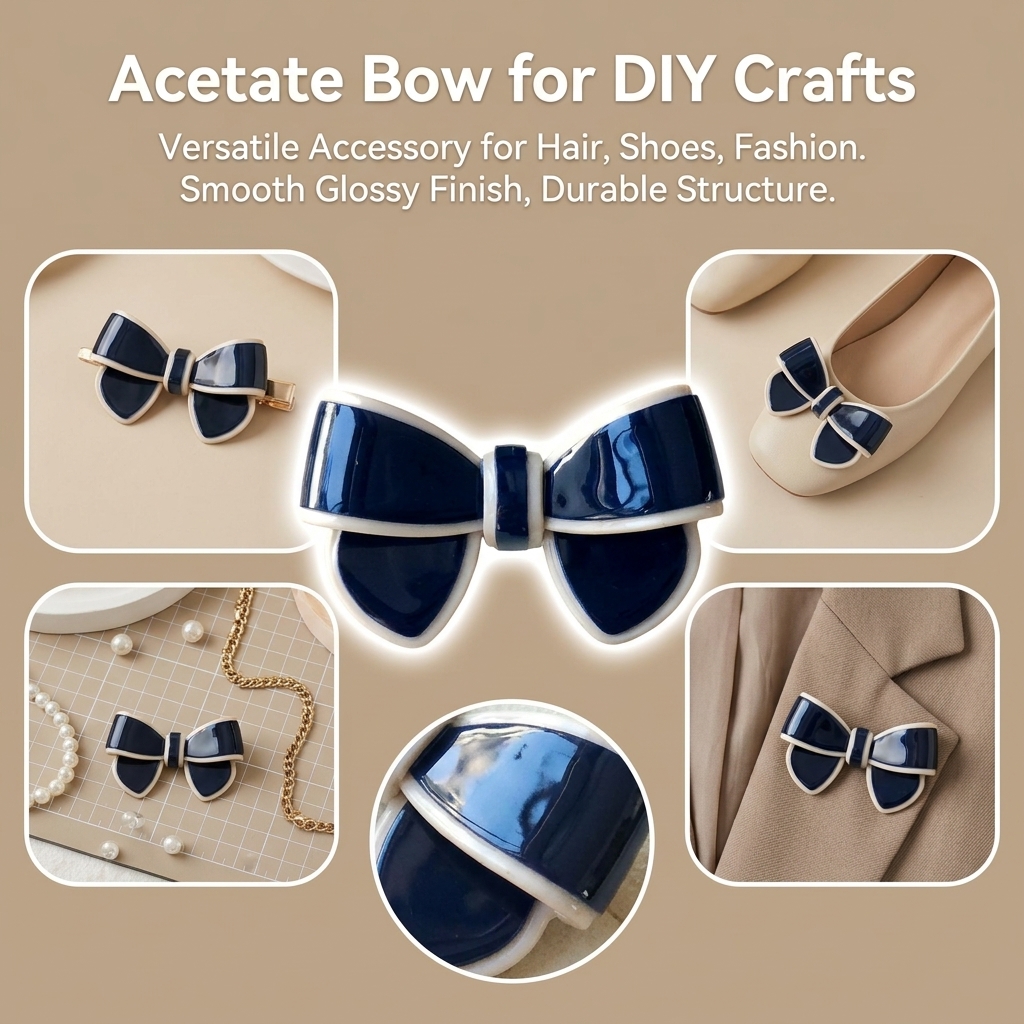 Acetate Bow DIY Accessory High - Jewelry Making Party For Adults avis et prix